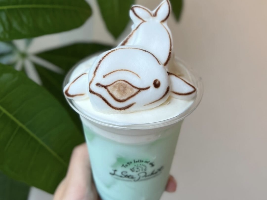 2人の原宿デートを盛り上げる、超クールな“ぷにぷに”3Dラテアート[ice