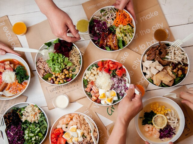 ペア】ボリュームサラダで体の内側から整える「GREEN BROTHERS」体験を