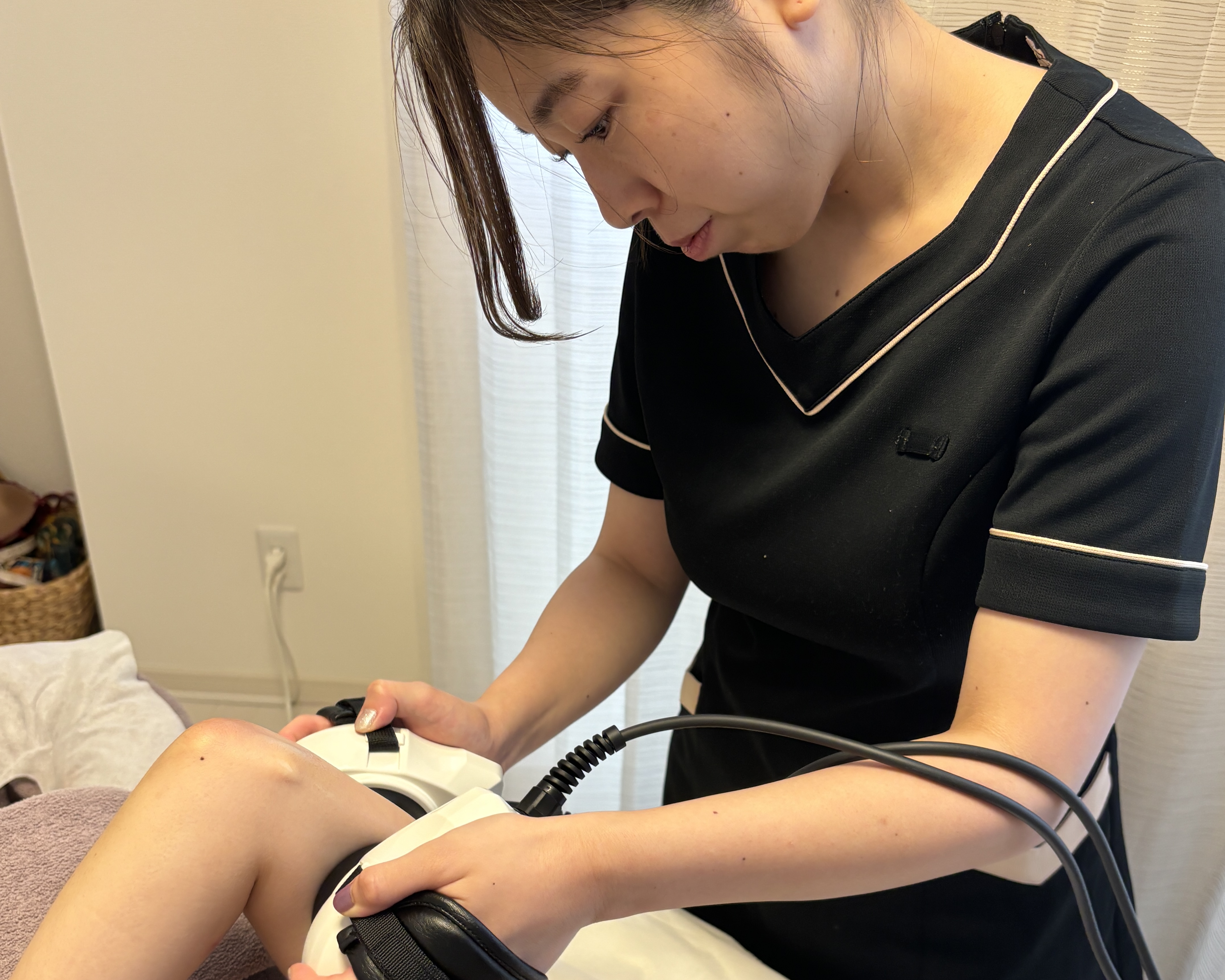 高級感あふれるリラックス空間で「1回で実感」。白金台の痩身エステ