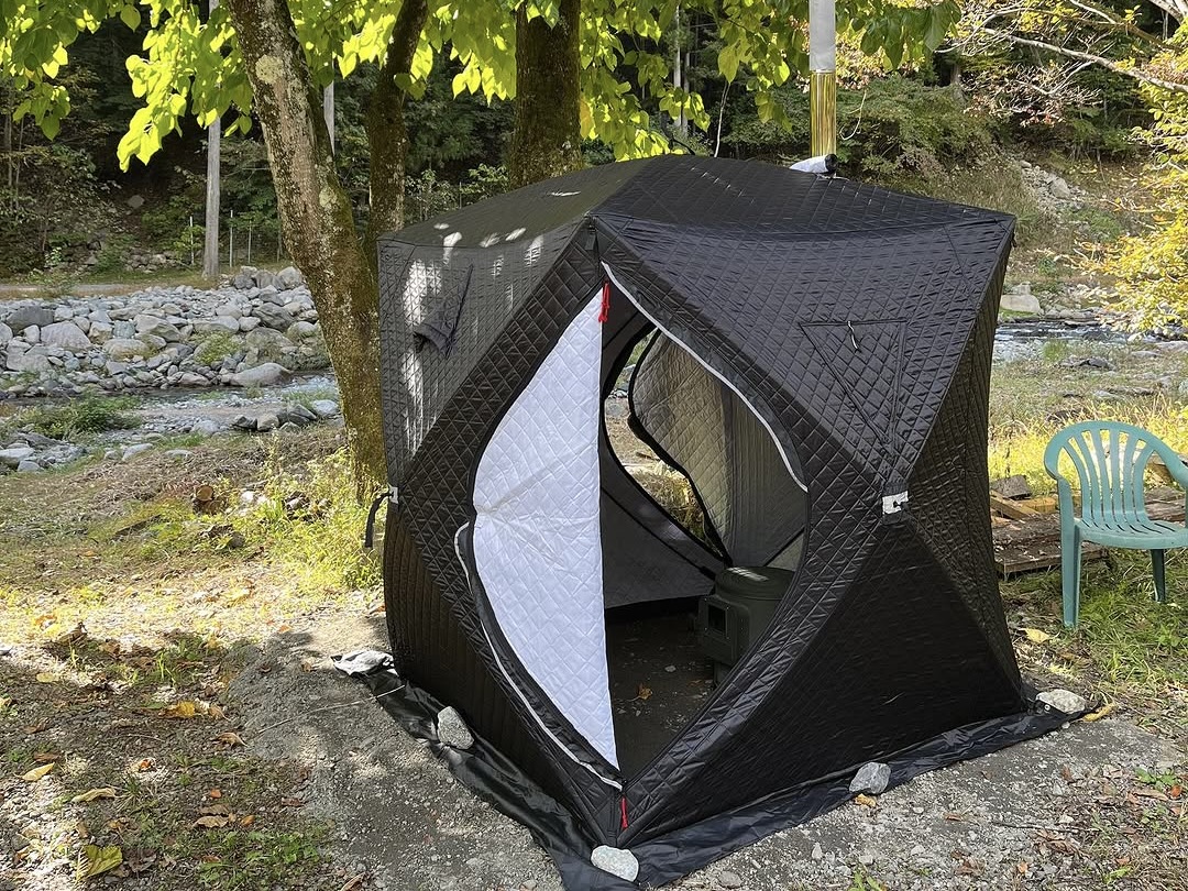 ペア]清流の里・道志川沿いを、貸切るわがまま川サウナ体験 | anatae